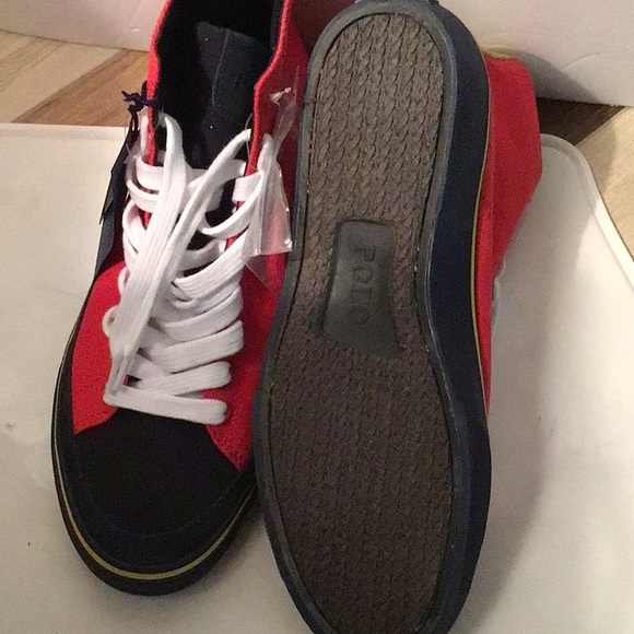 Polo Ralph Lauren Men's Fashion Sneaker size 81/2 D - Picture 9 of 12